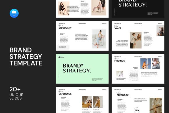 Download Brand Strategy Keynote Template - Brand strategy Collection