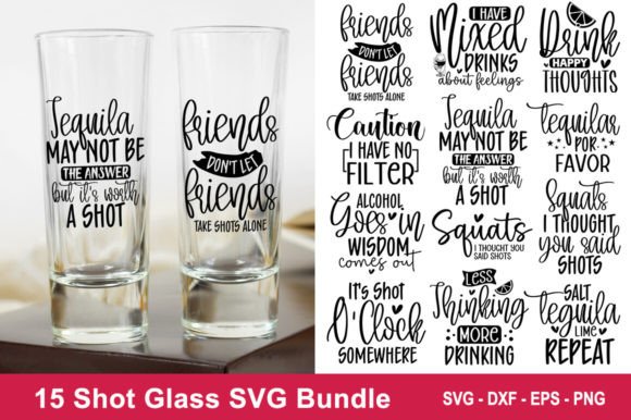 Download Shot Glass SVG Bundle - Shot glass Collection