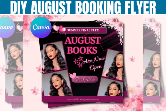 Download DIY August Booking Flyer, Nails Flyer - August Collection