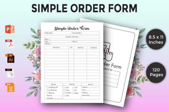 Download Simple Order Form - Custom Order Form - Custom order Collection