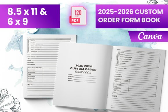 Download 2025-2026 Custom Order Form Book (KDP) - Premium Resources