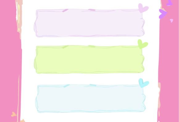 Download "Pastel Frames with Star Designs and Sti - Pastel frames Collection