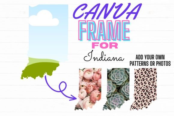 Download Canva Frame for Indiana Digital Template - Premium Resources