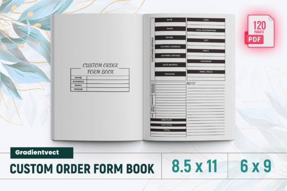Download Custom Order Form Book KDP Interior - Custom order Collection