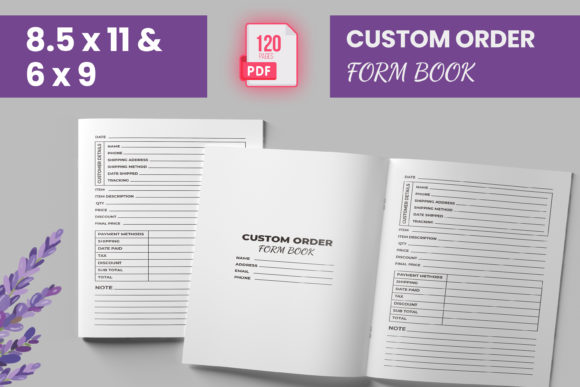 Download Custom Order Form Book (KDP Interior) - Custom order Collection